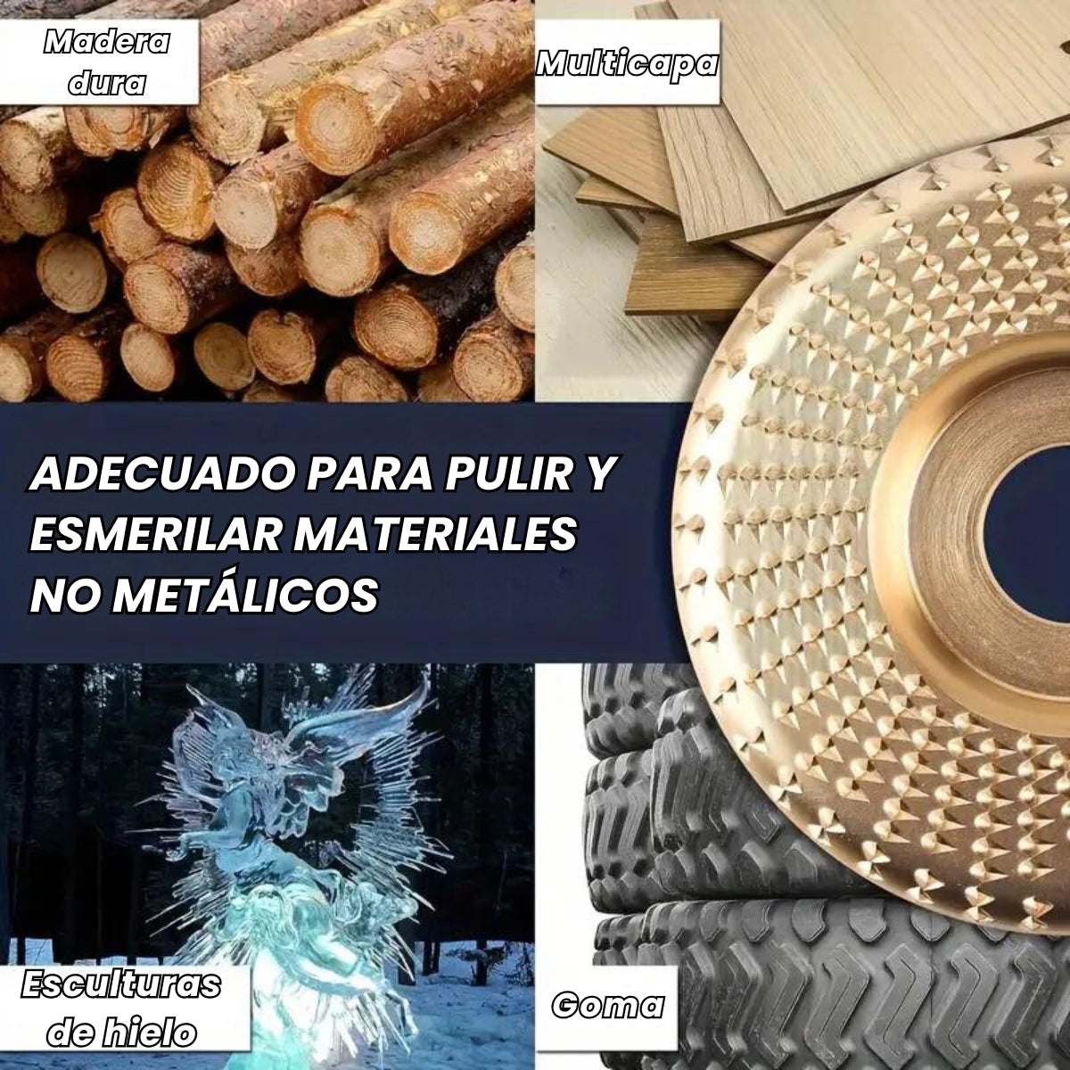 Disco para Cortar/Pulir Madera